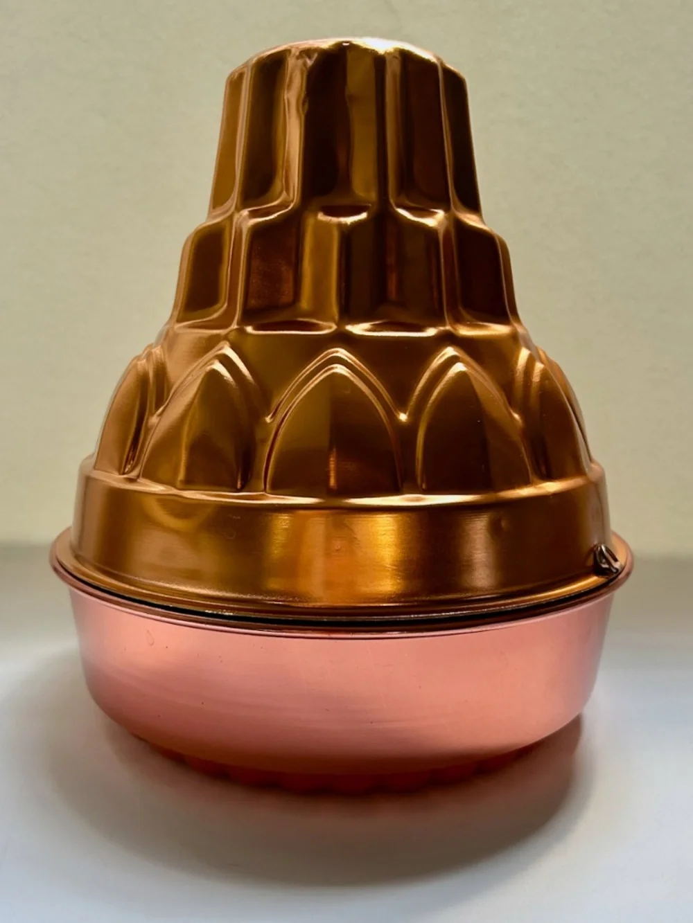 Vintage Set of 3 Copper Toned Aluminum Molds
